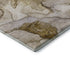 9' X 12' Taupe And Gray Abstract Washable Area Rug With UV Protection