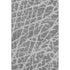9' X 12' Charcoal And Ivory Abstract Washable Area Rug With UV Protection