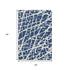 9' X 12' Navy Blue And Ivory Abstract Washable Area Rug With UV Protection