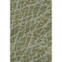 9' X 12' Olive Green And Gray Abstract Washable Area Rug With UV Protection