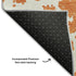9' X 12' Orange And Ivory Abstract Washable Area Rug With UV Protection