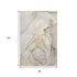 9' X 12' Beige And Ivory Abstract Washable Area Rug With UV Protection