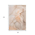 8' X 10' Orange And Ivory Abstract Washable Area Rug With UV Protection