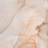 8' X 10' Orange And Ivory Abstract Washable Area Rug With UV Protection