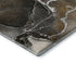 9' X 12' Brown And Ivory Abstract Washable Area Rug With UV Protection