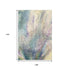 9' X 12' Blue Purple And Ivory Abstract Washable Area Rug With UV Protection
