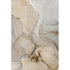 5' X 8' Beige Brown And Ivory Abstract Washable Area Rug With UV Protection