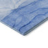 5' X 8' Blue And Ivory Abstract Washable Area Rug With UV Protection