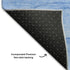 8' X 10' Blue And Ivory Abstract Washable Area Rug With UV Protection