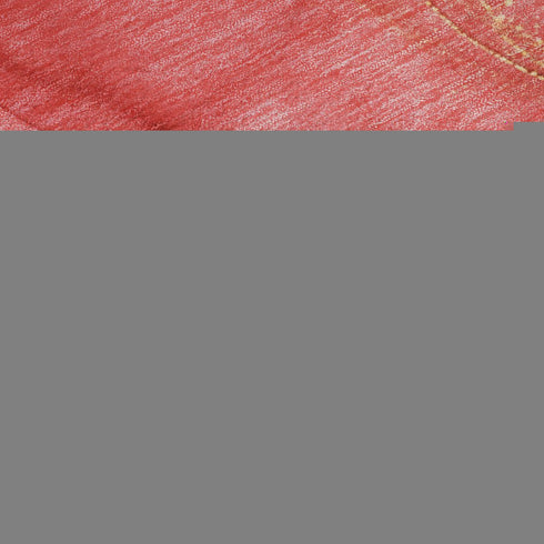 5' X 8' Pink And Ivory Abstract Washable Area Rug With UV Protection