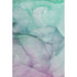 5' X 8' Fern Green And Ivory Abstract Washable Area Rug With UV Protection