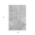 9' X 12' Gray And Ivory Abstract Washable Area Rug With UV Protection
