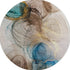 9' X 12' Beige Ivory And Blue Abstract Washable Area Rug With UV Protection