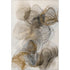5' X 8' Brown And Ivory Abstract Washable Area Rug With UV Protection