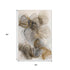 5' X 8' Brown And Ivory Abstract Washable Area Rug With UV Protection