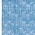 9' X 12' Blue And Ivory Geometric Washable Area Rug With UV Protection