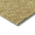 9' X 12' Gold And Ivory Geometric Washable Area Rug With UV Protection