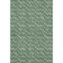 9' X 12' Green And Ivory Geometric Washable Area Rug With UV Protection