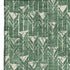 9' X 12' Green And Ivory Geometric Washable Area Rug With UV Protection