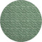 9' X 12' Green And Ivory Geometric Washable Area Rug With UV Protection