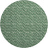9' X 12' Green And Ivory Geometric Washable Area Rug With UV Protection