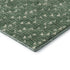 9' X 12' Green And Ivory Geometric Washable Area Rug With UV Protection