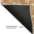 9' X 12' Salmon And Ivory Geometric Washable Area Rug With UV Protection