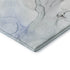5' X 8' Blue And Ivory Abstract Washable Area Rug With UV Protection