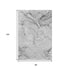 8' X 10' Gray And Ivory Abstract Washable Area Rug With UV Protection