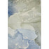 8' X 10' Blue Gray And Ivory Abstract Washable Area Rug With UV Protection