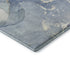 8' X 10' Blue Gray And Ivory Abstract Washable Area Rug With UV Protection