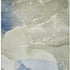 8' X 10' Blue Gray And Ivory Abstract Washable Area Rug With UV Protection