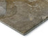 5' X 8' Brown Gray And Ivory Abstract Washable Area Rug With UV Protection