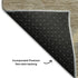 8' X 10' Brown Gray And Ivory Abstract Washable Area Rug With UV Protection