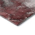 5' X 8' Merlot And Ivory Abstract Washable Area Rug With UV Protection