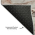 8' X 10' Gray And Ivory Abstract Washable Area Rug With UV Protection
