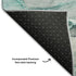 8' X 10' Teal And Ivory Abstract Washable Area Rug With UV Protection