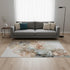 5' X 8' Beige Gray And Ivory Abstract Washable Area Rug With UV Protection