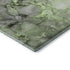 9' X 12' Green Gray And Ivory Abstract Washable Area Rug With UV Protection