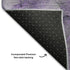 5' X 8' Purple Gray And Ivory Abstract Washable Area Rug With UV Protection