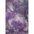 8' X 10' Purple Ivory And Gray Abstract Washable Area Rug With UV Protection