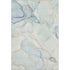 8' X 10' Sky Blue And Ivory Abstract Washable Area Rug With UV Protection