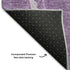 5' X 8' Lilac And Ivory Abstract Washable Area Rug With UV Protection