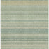 5' X 8' Fern Green And Ivory Striped Washable Area Rug With UV Protection