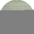 8' Fern Green And Ivory Striped Washable Round Rug With UV Protection
