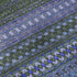 5' X 8' Blue And Ivory Striped Washable Area Rug With UV Protection