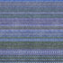 5' X 8' Blue And Ivory Striped Washable Area Rug With UV Protection
