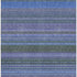 8' X 10' Blue And Ivory Striped Washable Area Rug With UV Protection