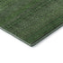 5' X 8' Fern Green And Ivory Striped Washable Area Rug With UV Protection