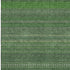 5' X 8' Fern Green And Ivory Striped Washable Area Rug With UV Protection
